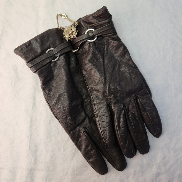 Vintage 50s gold glove scarf purse clip - Picture 6 of 8